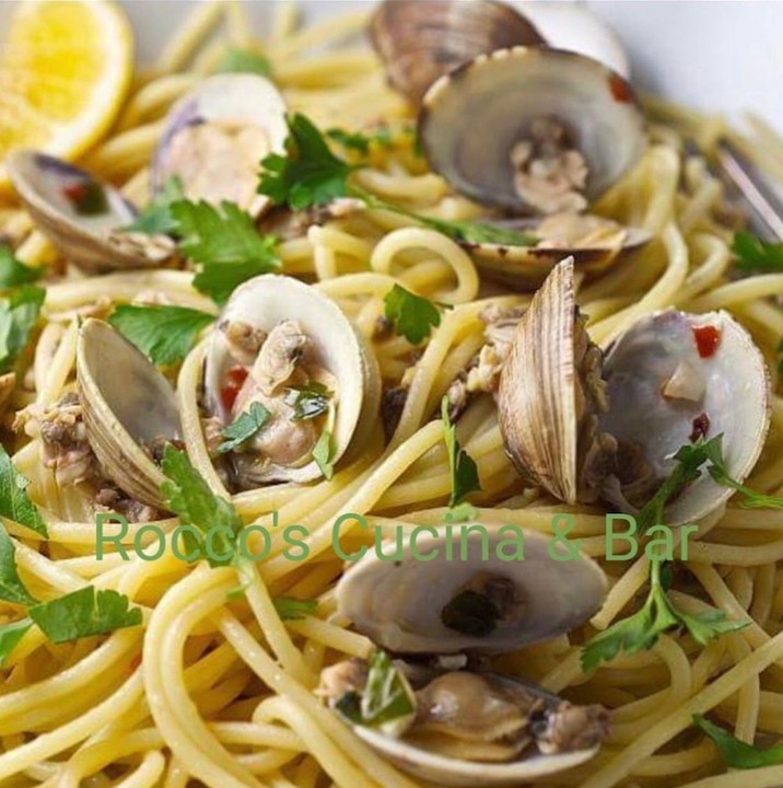 Bucatini With Clams white wine sauce