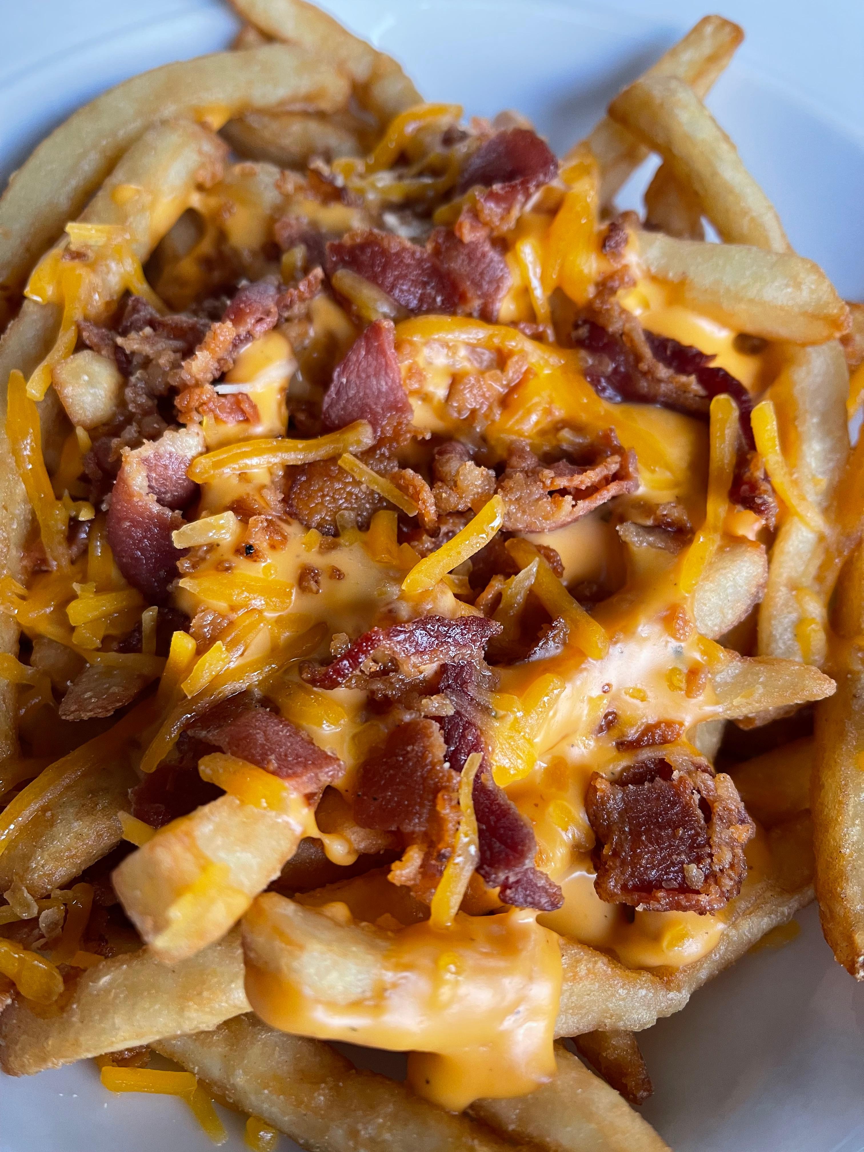 Bacon Beer Cheddar Fries