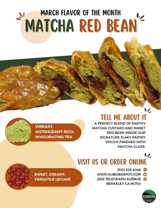 Flavor of The Month "Matcha Red Bean"