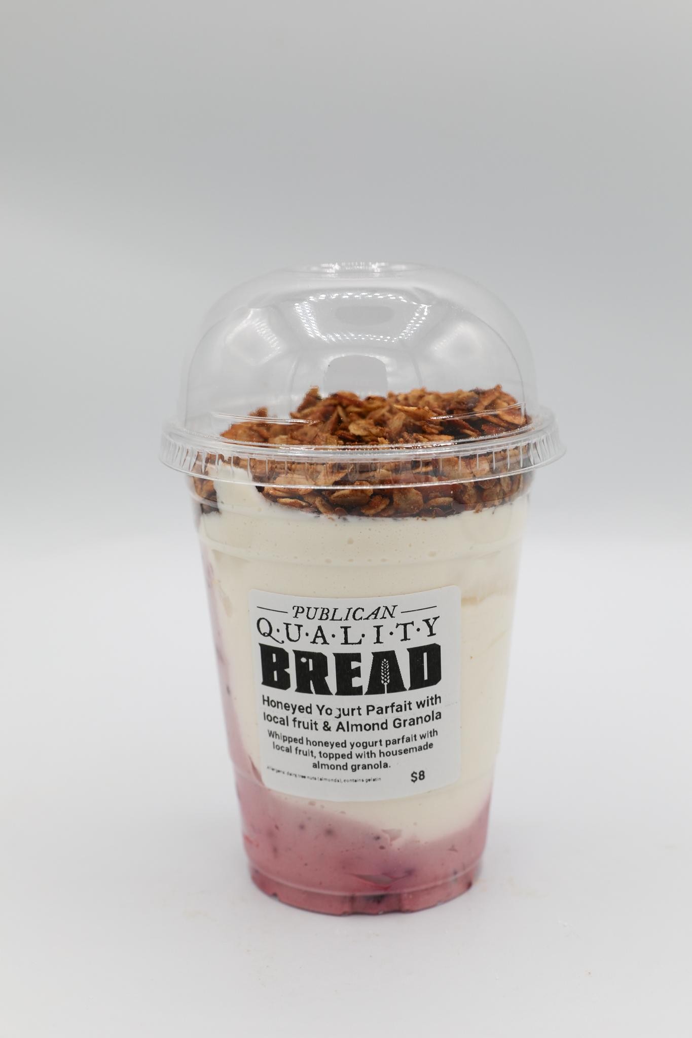 Yogurt & Berry Parfait w/ Almond Granola