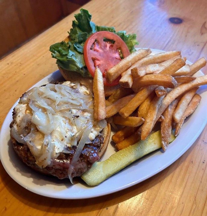 Cajun Black and Blue Burger