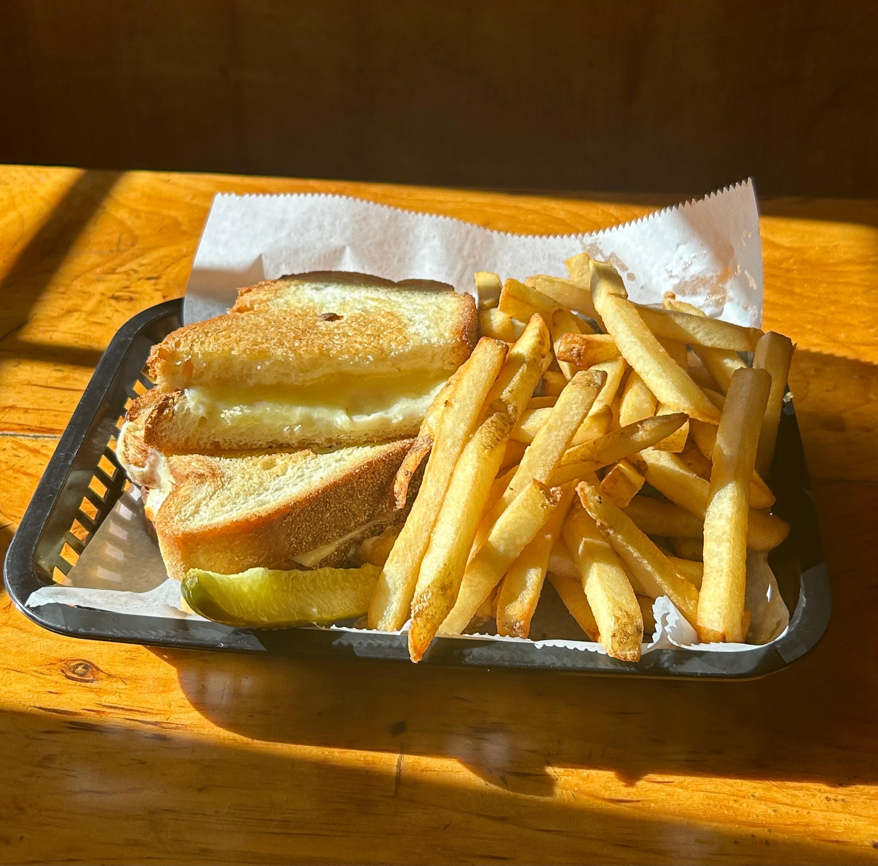 K- Grilled Cheese with Fries