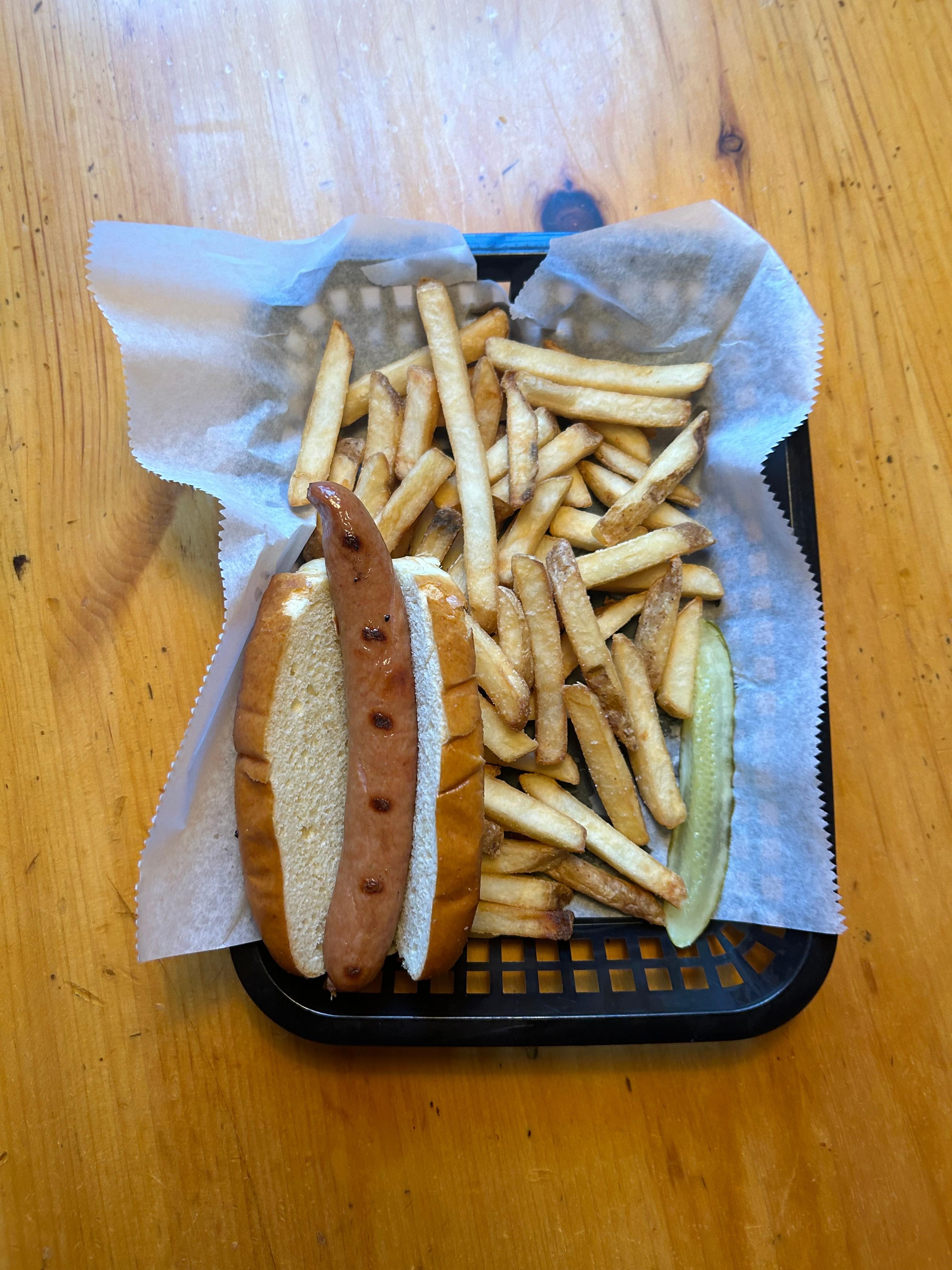 K- Hot Dog with Fries