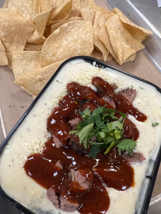 Brisket Queso w/ House Fried Chips
