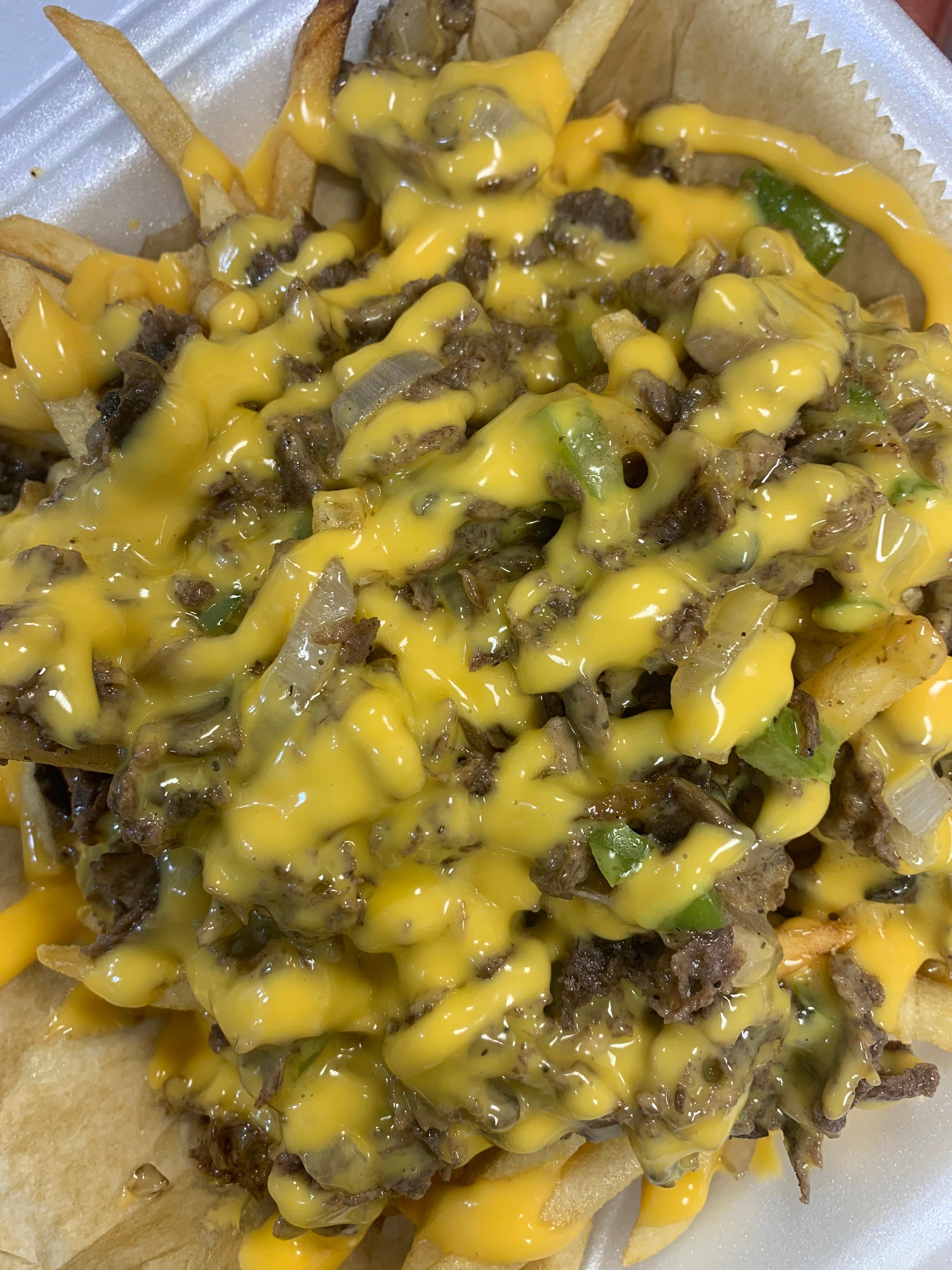 Philly Cheesesteak  fries (loaded fries)