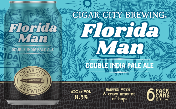 Florida Man Double IPA.