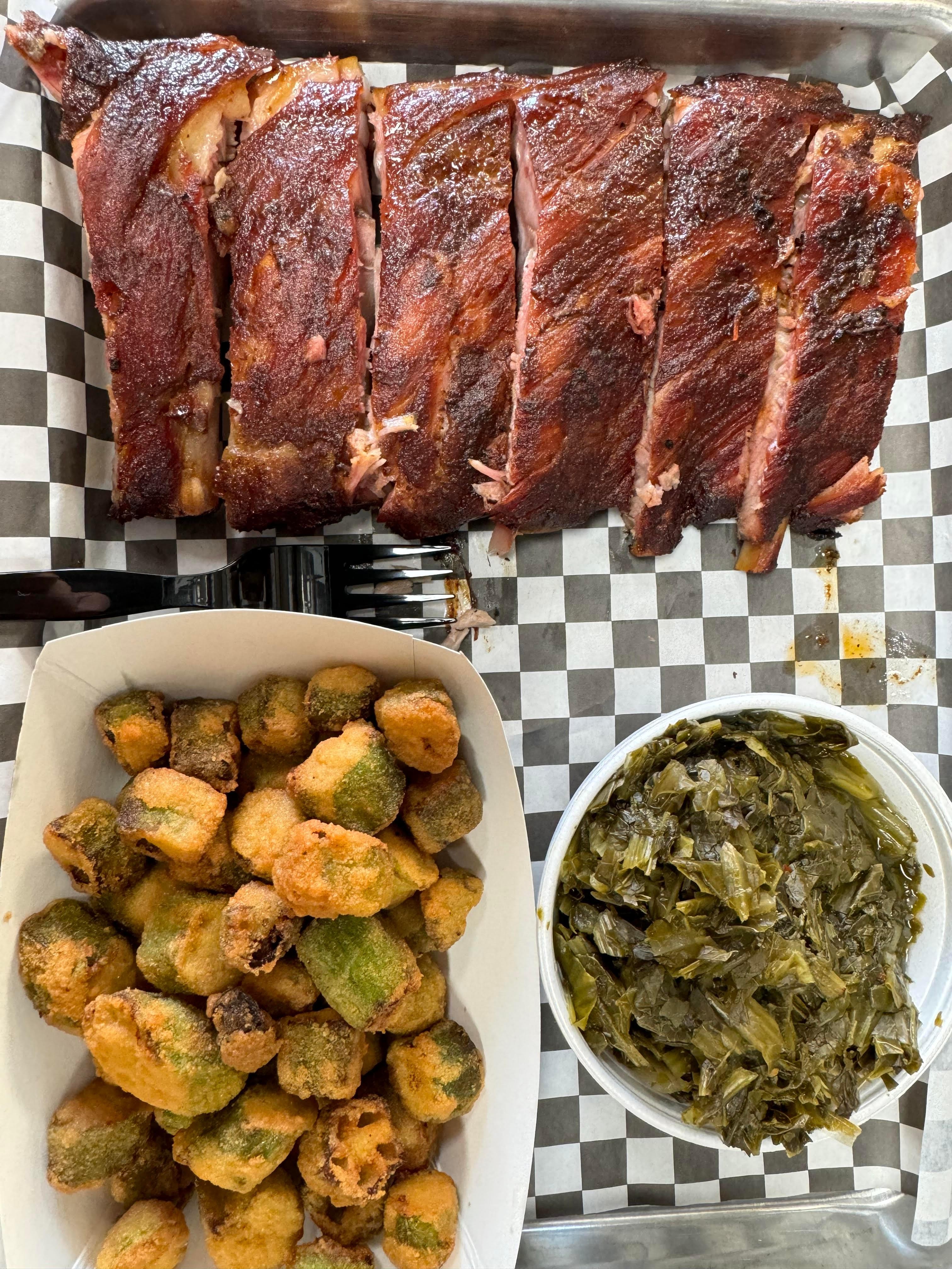St. Louis Ribs Plate (2 sides)