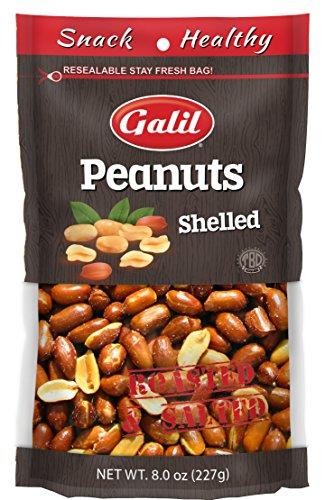 Galil Peanuts | Shelled Roasted/Salted | 8 Oz