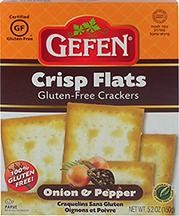 Gefen Onion & Pepper Crisp Flats