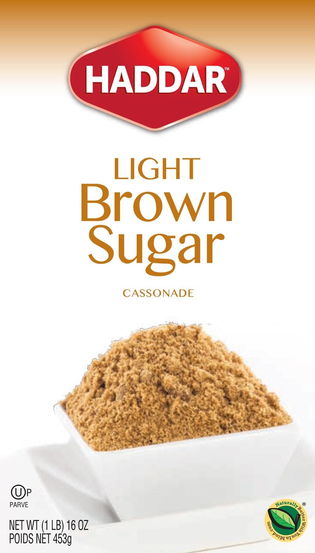 Haddar Light Brown Sugar, 16 Oz