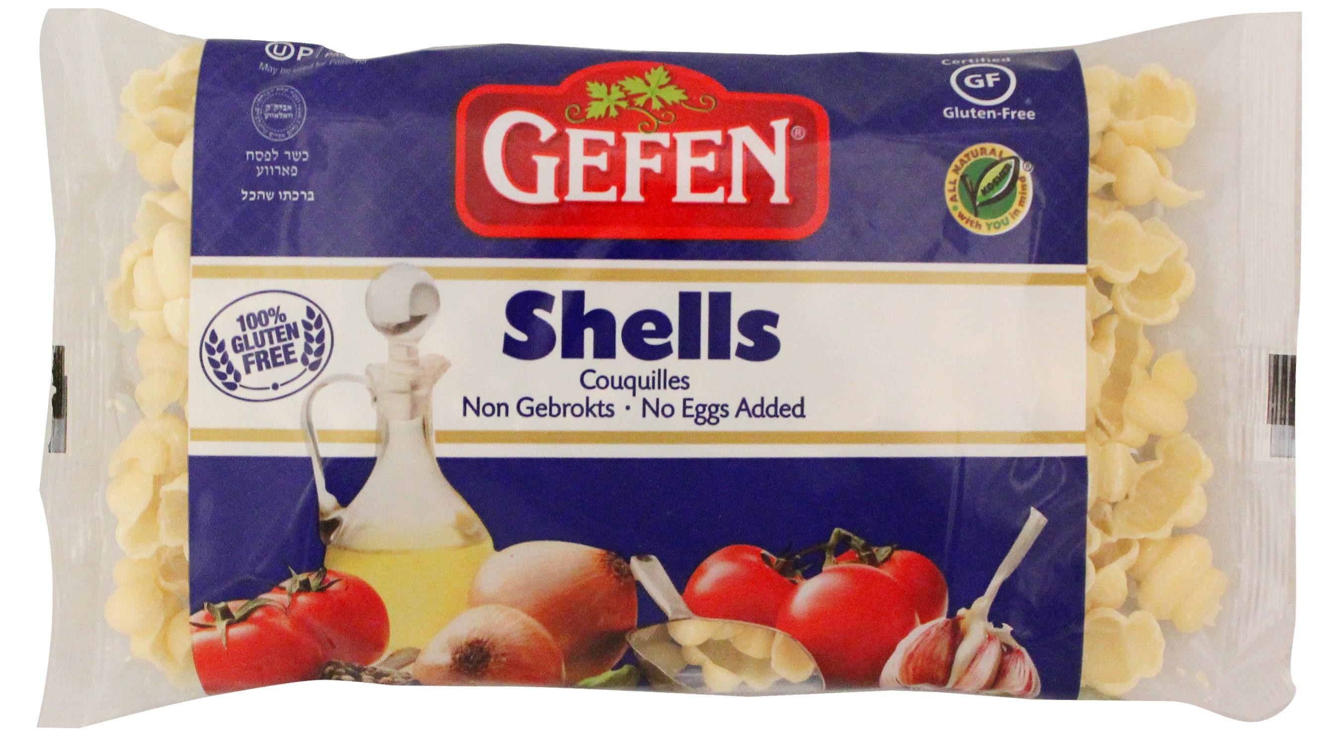Gefen Noodles Shells Case of 12 9 Oz. - All