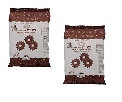 Rich Matzah Cookies Coated in Chocolate Papushado Kosher for Passover 300g X2 Pack