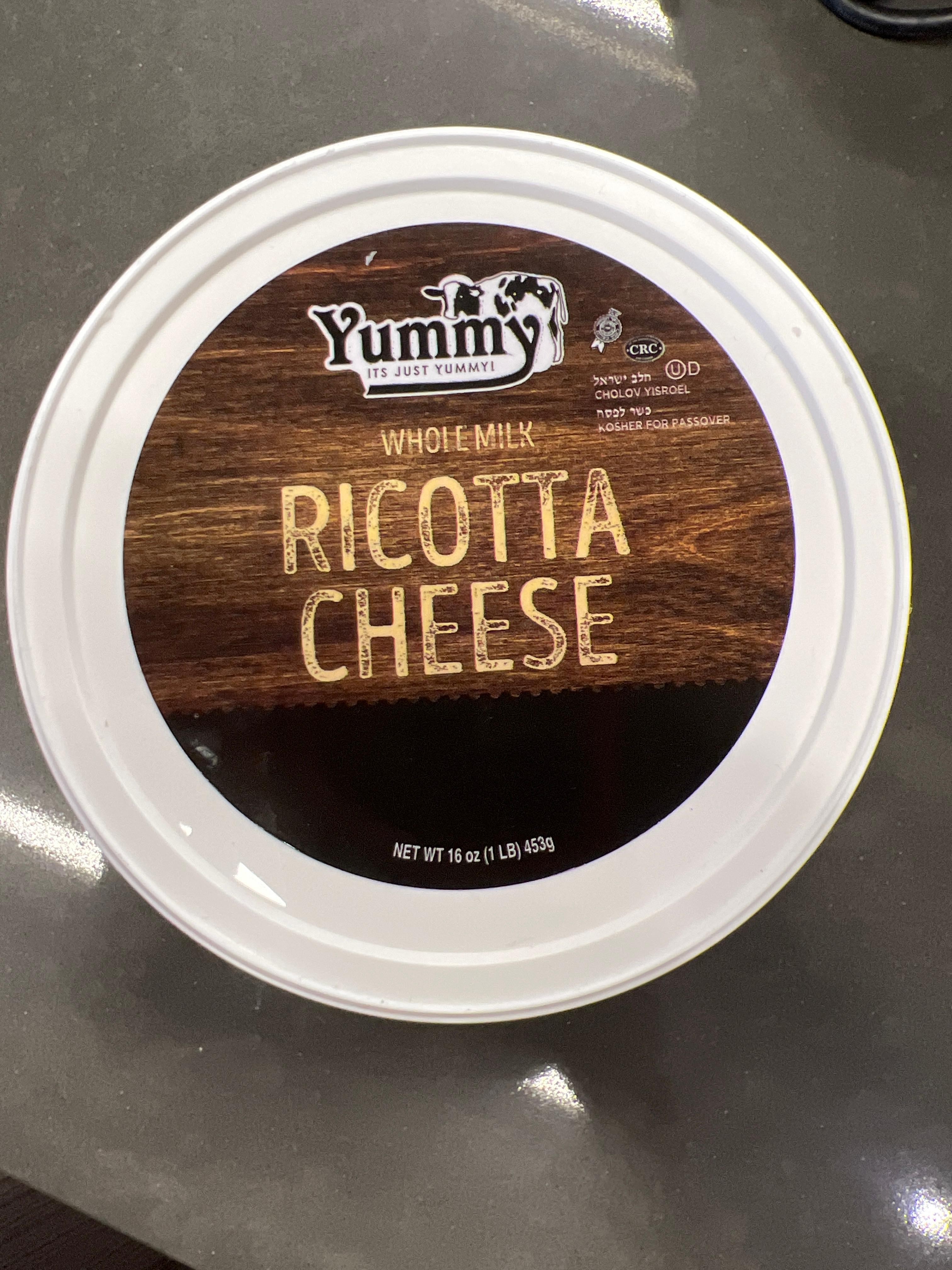 Yummy Whole Milk Ricotta Cheese