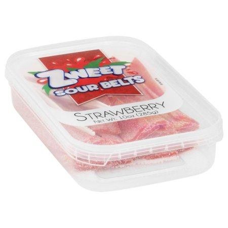 Strawberry Sour Belts | Zweet | 10 Oz