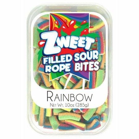 Sour Rainbow Rope Bites | Zweet | 10 Oz