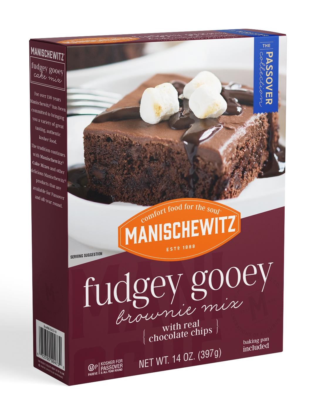 Fudgey Gooey Brownie Mix with Real Chocolate Chips