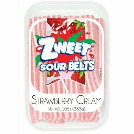 Sour Strawberry Creamsicle Belts | Zweet | 10 Oz