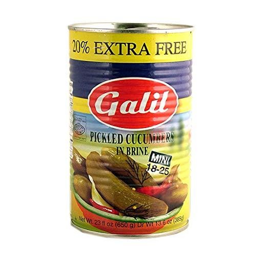 Galil Cucumber Pickles | 18-25 in Brine | 23 Oz
