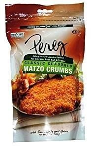 Pereg Classic Seasoned Matzo Crumbs Kosher for Passover 12 Oz. Pack of 3.