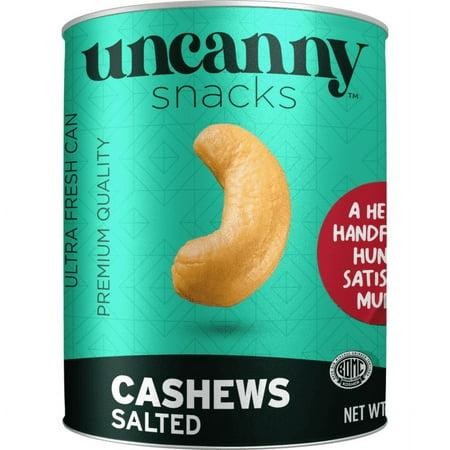 Roasted & Salted Cashews | Can | 1.3 Oz | Uncanny