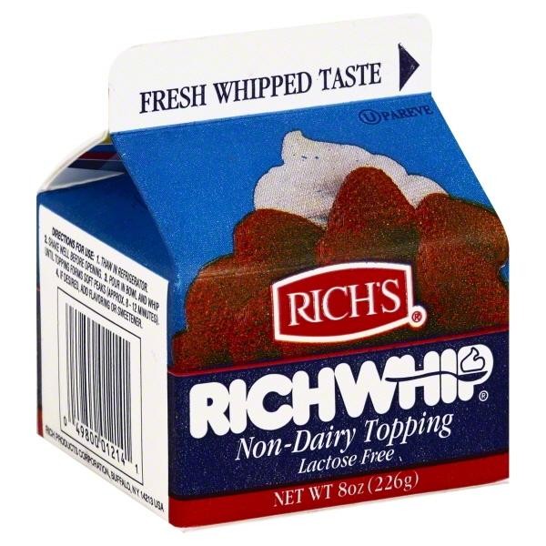 Richwhip Non-dairy Topping Lactose Free