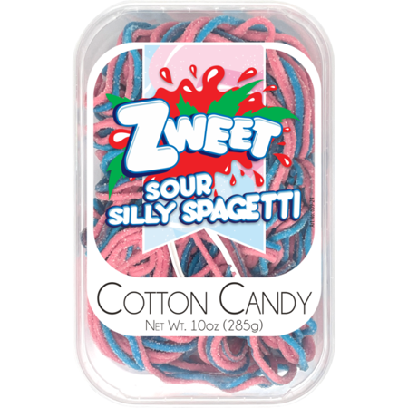 Sour Cotton Candy Silly Spagetti | Zweet | 10 Oz