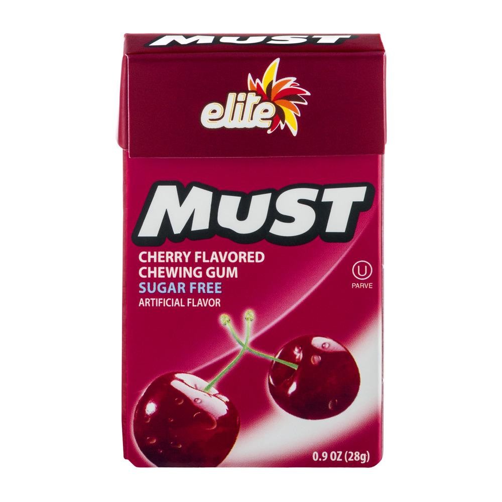 Must Cherry Flavored Sugar Free Chewing Gum
