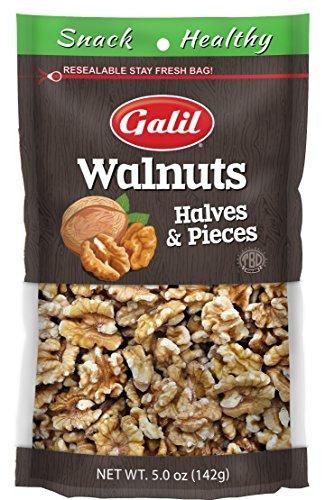 Galil Walnuts | Halves/Pieces Raw | 5 Oz