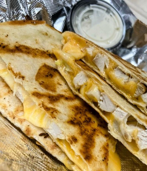 Cheese and Meat Quesadilla