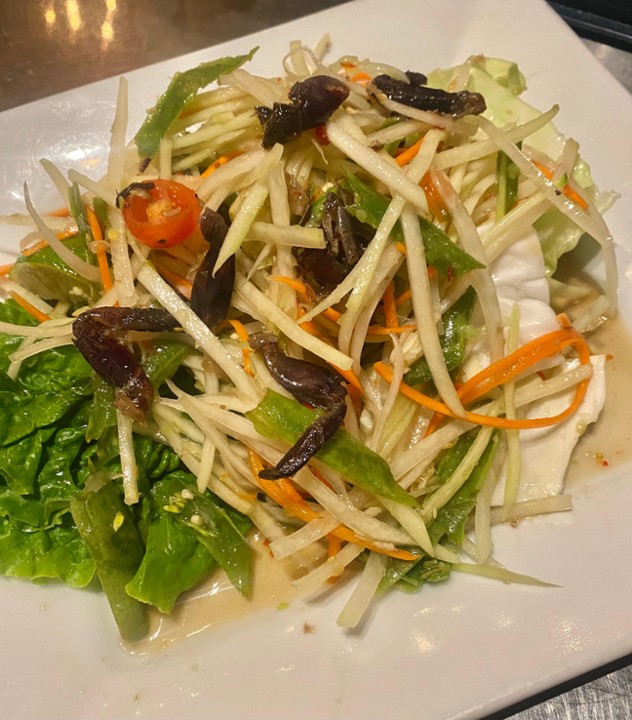 Fermented Fish Papaya Salad