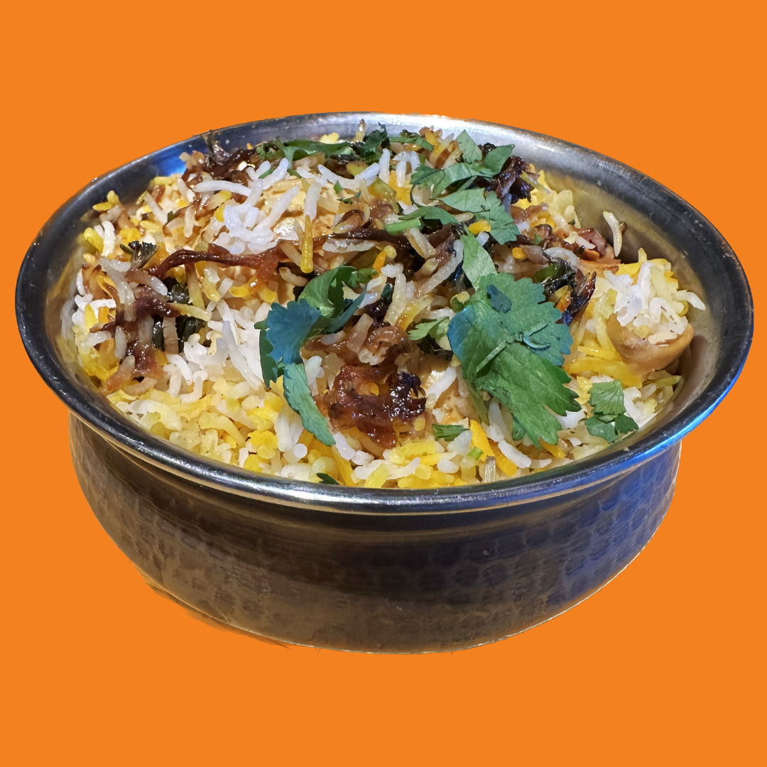 Kachay Gosht (Goat) Ki Biryani (38oz)