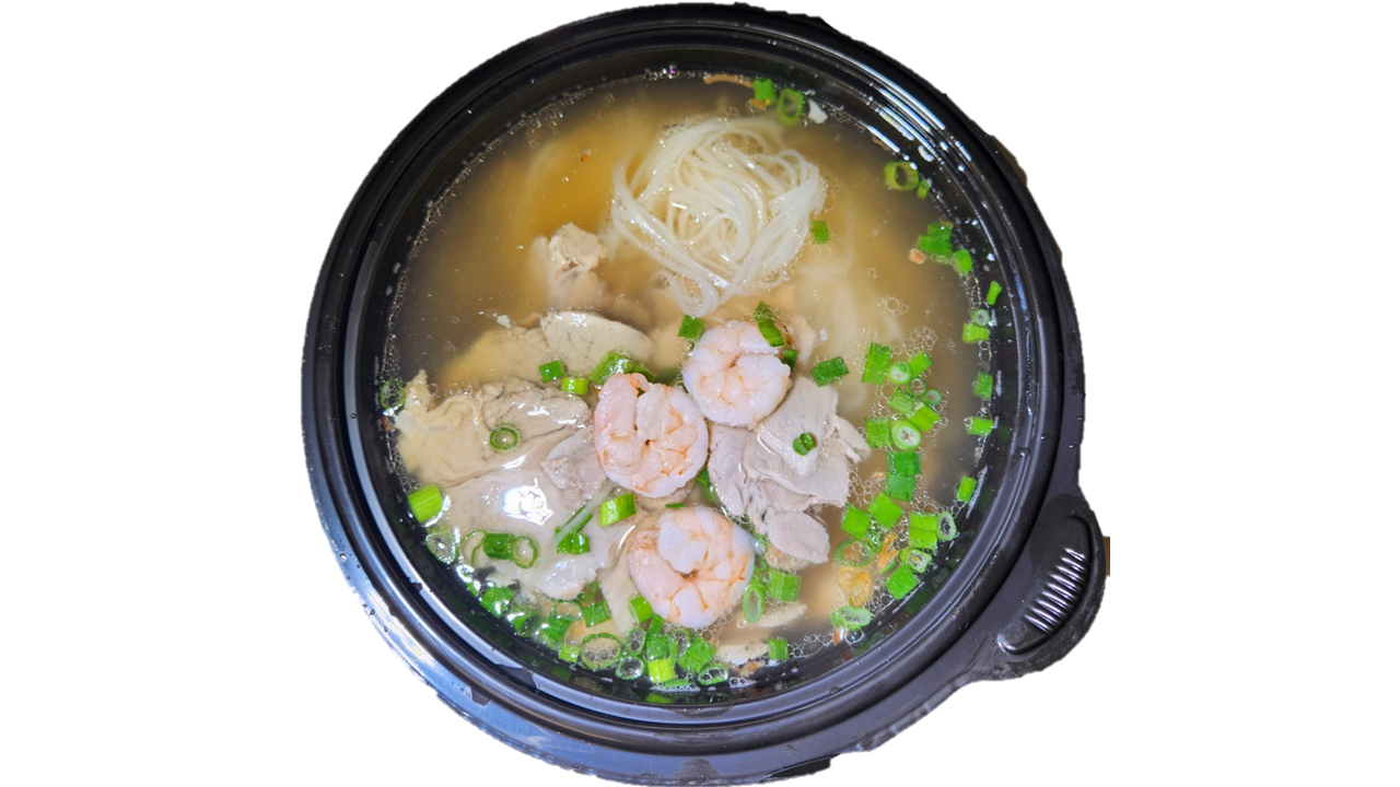 81. Shrimps & Pork RND Soup - Hu Tieu Tom Thit Heo