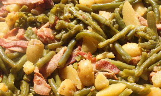 green beans with potatoes