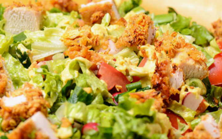 chicken salad with egg