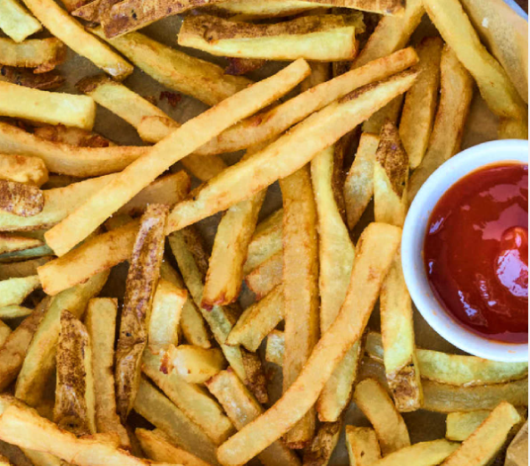 fresh hand-cut fries