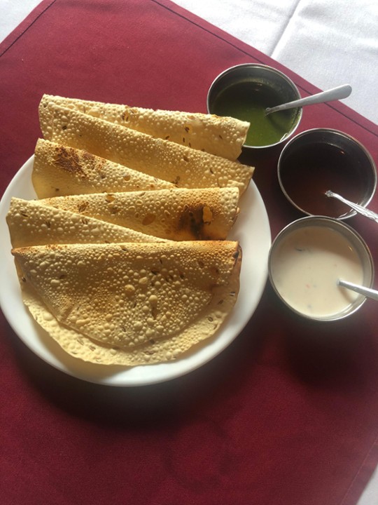 Roasted Papadum