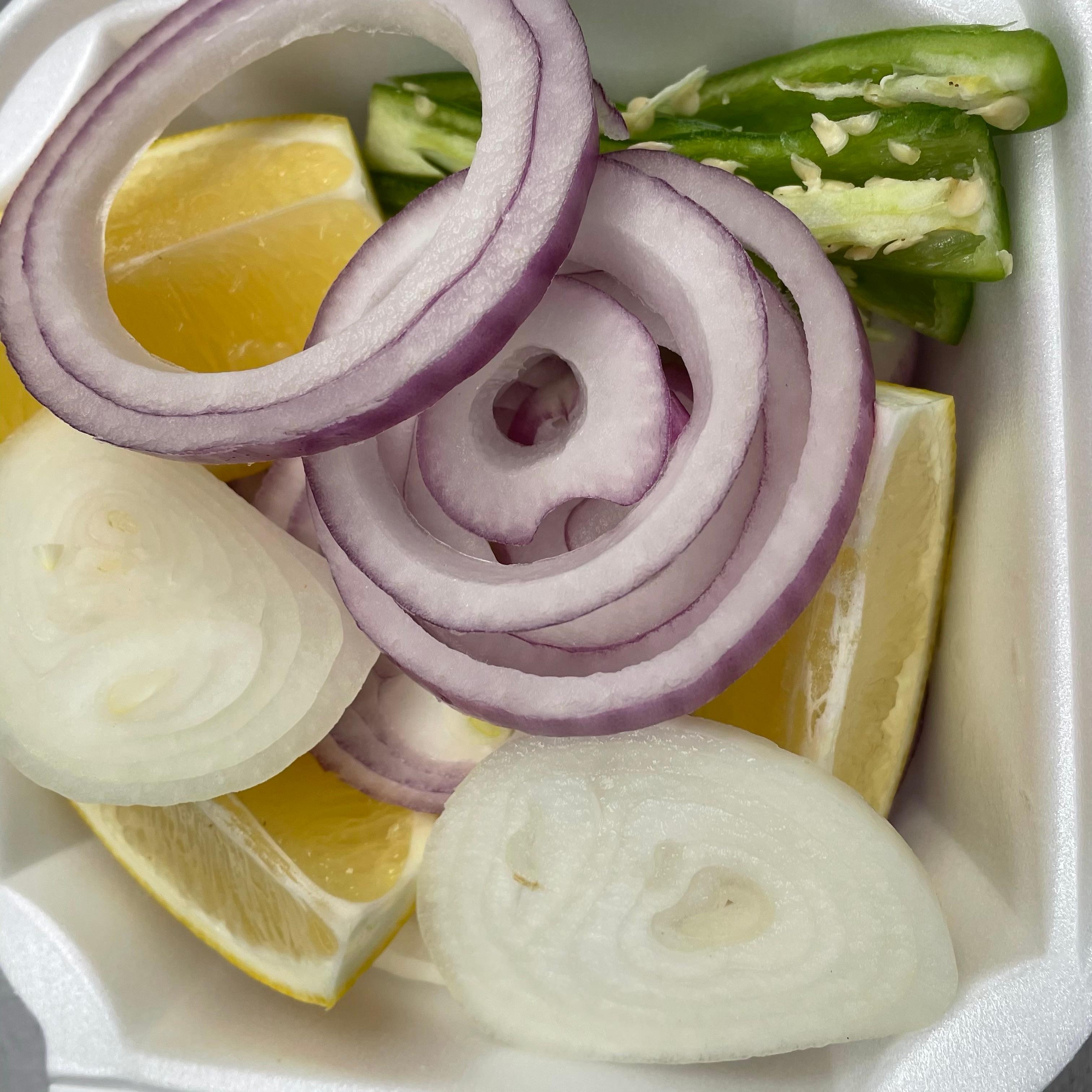 Onion Lemon Chilli Side Plate