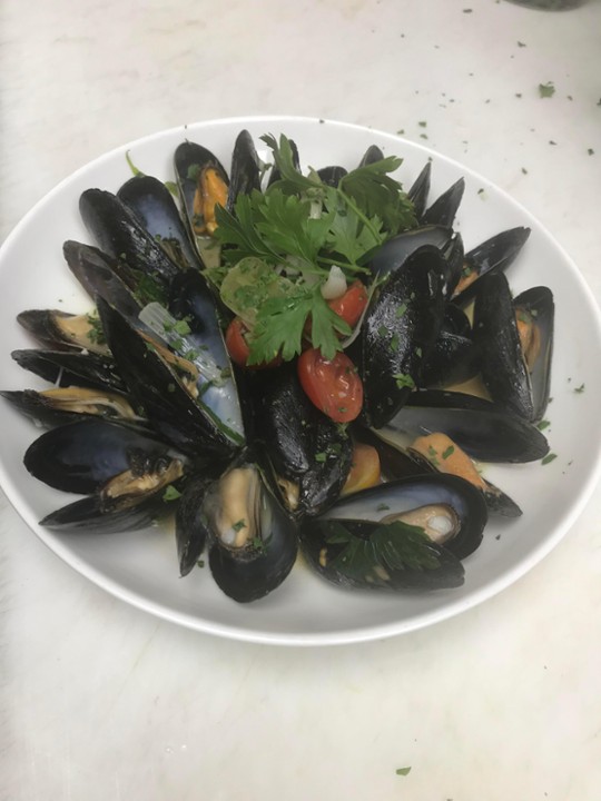 Steamed Mussels