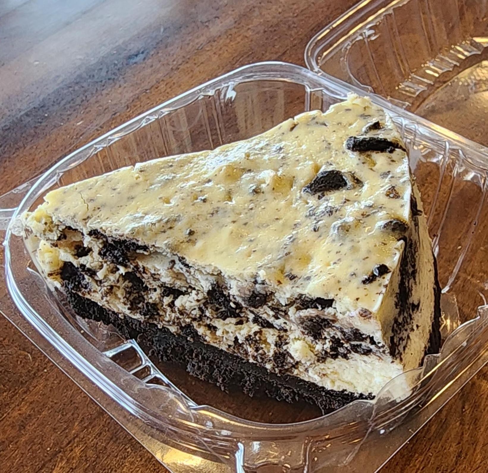 Slice of Oreo Cheesecake