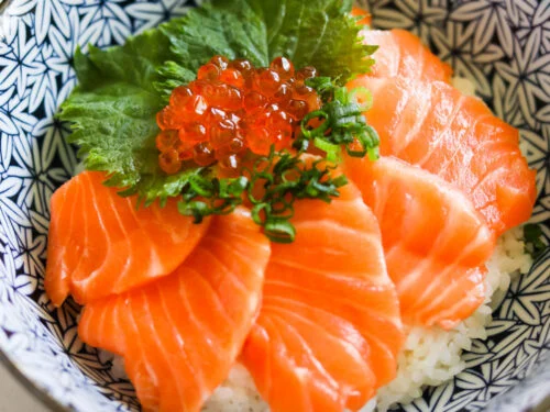 *Salmon Sashimi