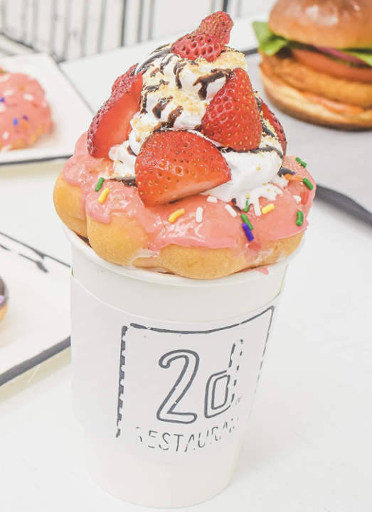 Strawberry Mochi Hot Cocoa
