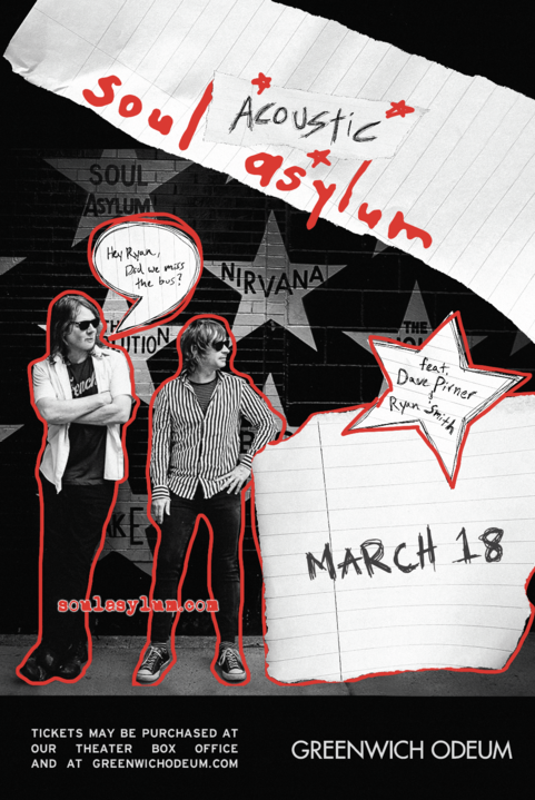 Soul Asylum Acoustic Autographed Poster