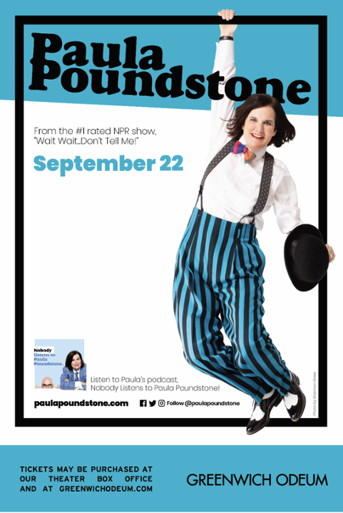 Paula Poundstone 2023 Autographed Poster