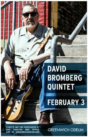 David Bromberg Quintet Autographed Poster