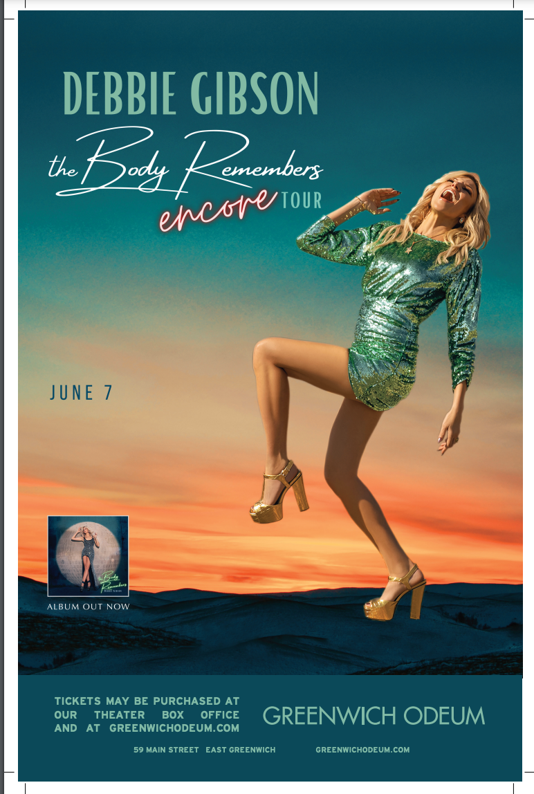 Debbie Gibson 'The Body Remembers Encore Tour'- Autographed Poster