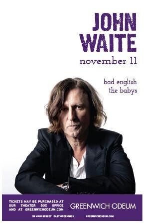 John Waite Autographed Poster