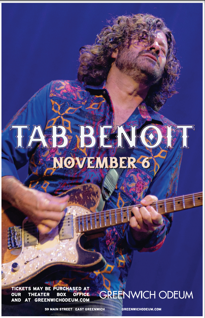 Tab Benoit Autographed Poster