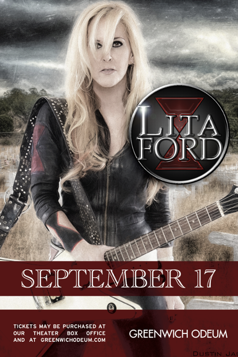 Lita Ford Autographed Poster