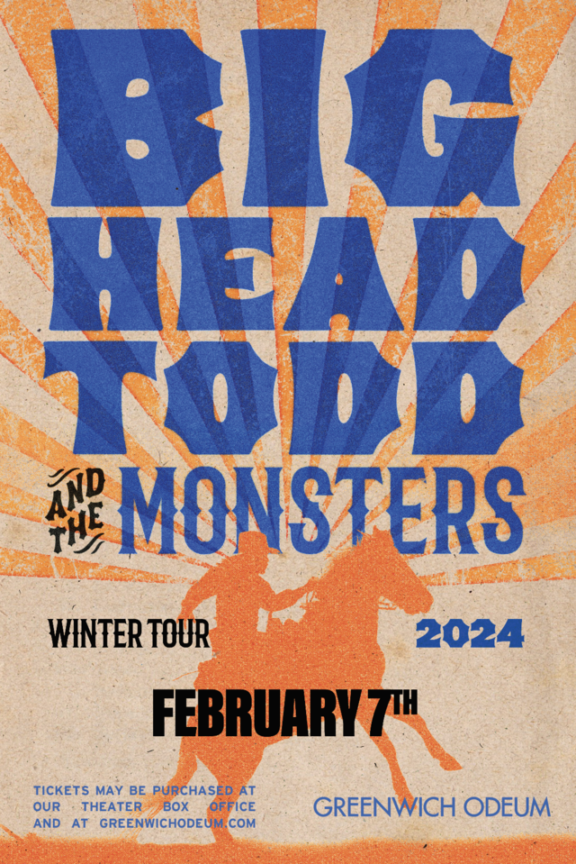 Big Head Todd and The Monsters Winter Tour 2024 Autographed Poster