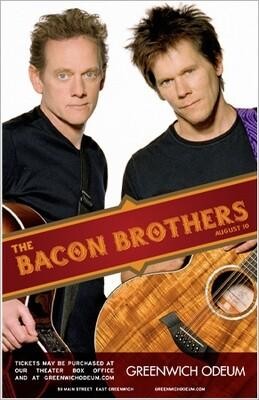 Bacon Brothers Autographed Poster